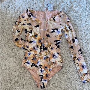 Long sleeve one piece